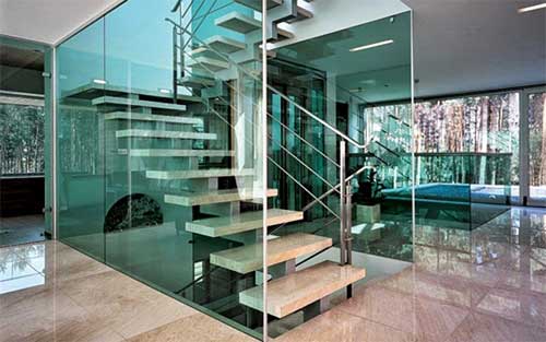 Лестницы из стекла